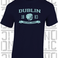 Hurling Helmet T-Shirt - Adult - Dublin