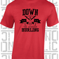 Crossed Hurls Hurling T-Shirt Adult - Down