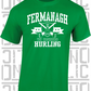 Crossed Hurls Hurling T-Shirt Adult - Fermanagh