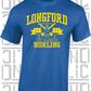 Crossed Hurls Hurling T-Shirt Adult - Longford
