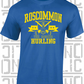Crossed Hurls Hurling T-Shirt Adult - Roscommon