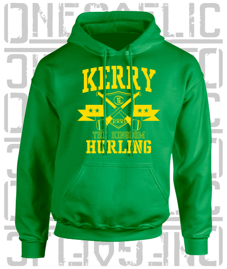 Crossed Hurls Hurling Hoodie - Adult - Kerry