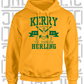 Crossed Hurls Hurling Hoodie - Adult - Kerry