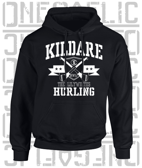 Crossed Hurls Hurling Hoodie - Adult - Kildare