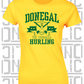 Crossed Hurls Hurling T-Shirt - Ladies Skinny-Fit - Donegal