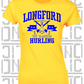 Crossed Hurls Hurling T-Shirt - Ladies Skinny-Fit - Longford