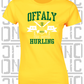Crossed Hurls Hurling T-Shirt - Ladies Skinny-Fit - Offaly