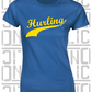 Hurling Swash - Ladies Skinny-Fit T-Shirt - Clare