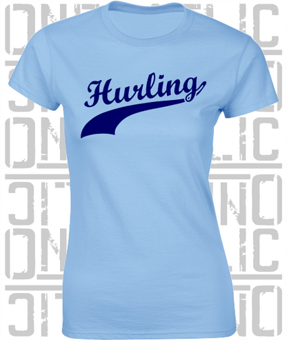 Hurling Swash - Ladies Skinny-Fit T-Shirt - Dublin