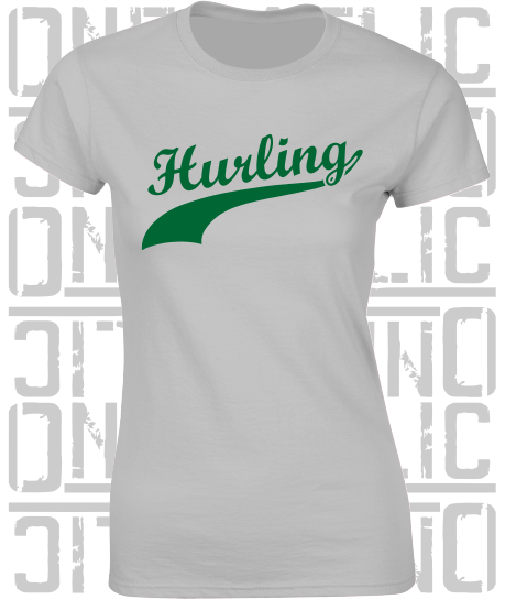 Hurling Swash - Ladies Skinny-Fit T-Shirt - Limerick