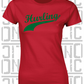 Hurling Swash - Ladies Skinny-Fit T-Shirt - Mayo