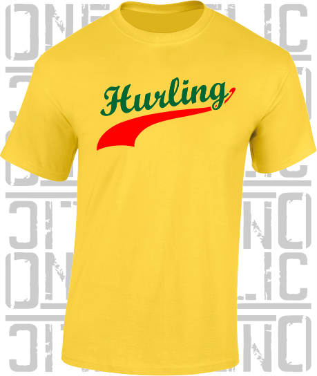 Hurling Swash T-Shirt - Adult - Carlow