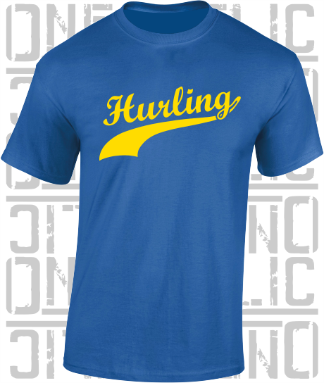 Hurling Swash T-Shirt - Adult - Wicklow