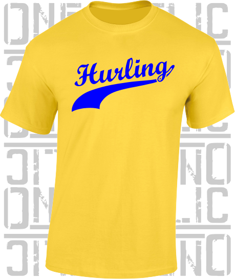 Hurling Swash T-Shirt - Adult - Roscommon