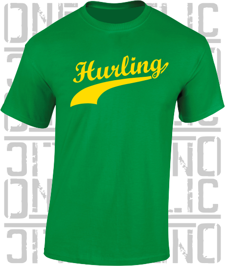 Hurling Swash T-Shirt - Adult - Leitrim