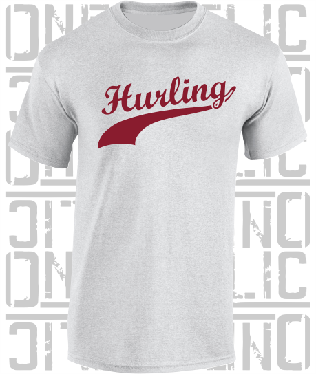 Hurling Swash T-Shirt - Adult - Galway