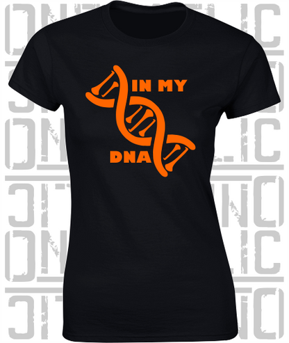 In My DNA Hurling / Camogie Ladies Skinny-Fit T-Shirt - Armagh