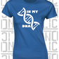 In My DNA Hurling / Camogie Ladies Skinny-Fit T-Shirt - Laois