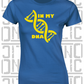 In My DNA Hurling / Camogie Ladies Skinny-Fit T-Shirt - Wicklow