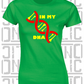 In My DNA Hurling / Camogie Ladies Skinny-Fit T-Shirt - Carlow