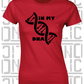 In My DNA Hurling / Camogie Ladies Skinny-Fit T-Shirt - Down