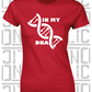 In My DNA Hurling / Camogie Ladies Skinny-Fit T-Shirt - Louth