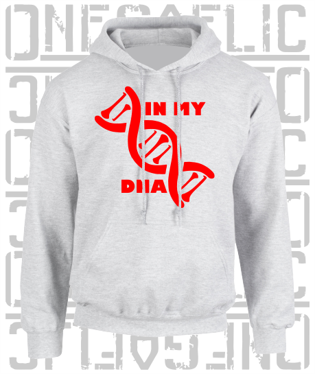 In My DNA Hurling / Camogie Hoodie - Adult - Louth