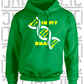 In My DNA Hurling / Camogie Hoodie - Adult - Offaly