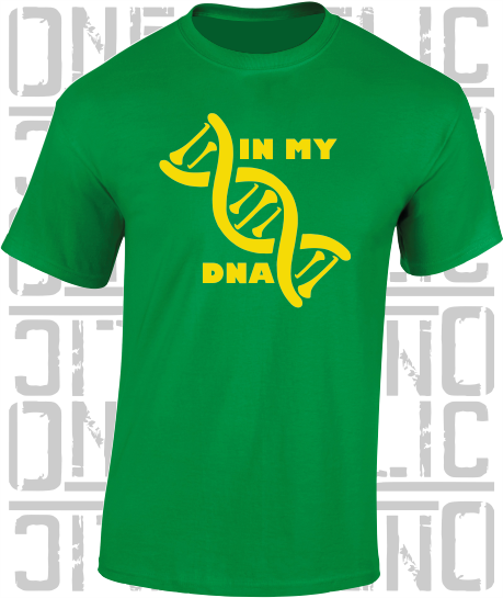 In My DNA Hurling / Camogie T-Shirt - Adult - Leitrim