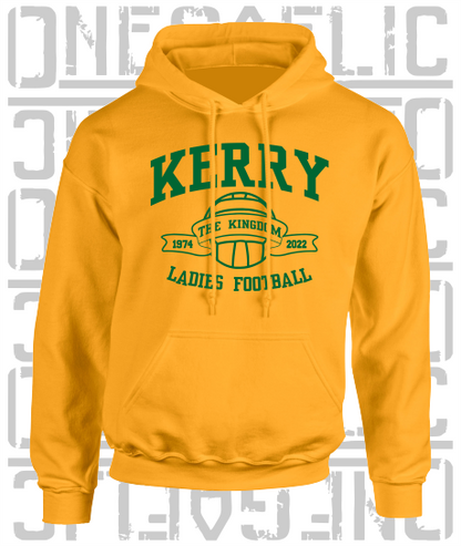 Ladies Football - Gaelic - Adult Hoodie - Kerry