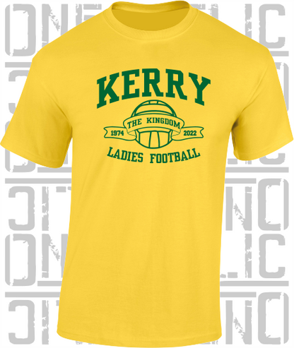 Ladies Football - Gaelic - T-Shirt Adult - Kerry