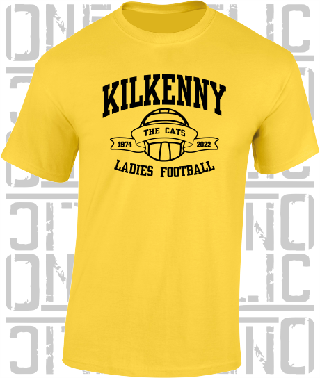 Ladies Football - Gaelic - T-Shirt Adult - Kilkenny