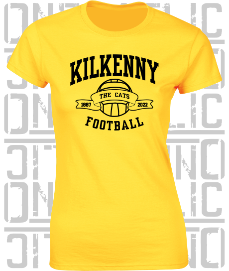 Football - Gaelic - Ladies Skinny-Fit T-Shirt - Kilkenny