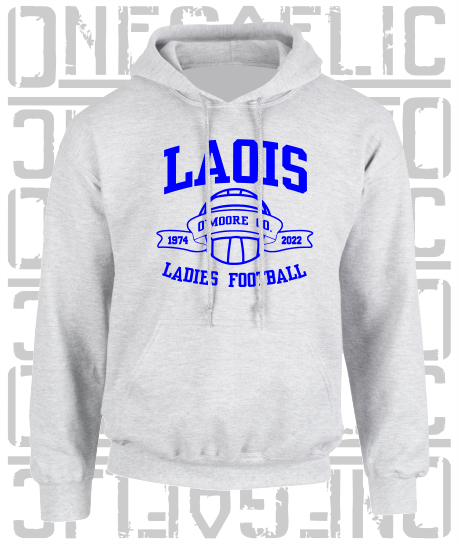 Ladies Football - Gaelic - Adult Hoodie - Laois