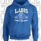 Ladies Football - Gaelic - Adult Hoodie - Laois