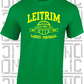 Ladies Football - Gaelic - T-Shirt Adult - Leitrim