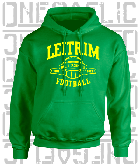 Football - Gaelic - Adult Hoodie - Leitrim