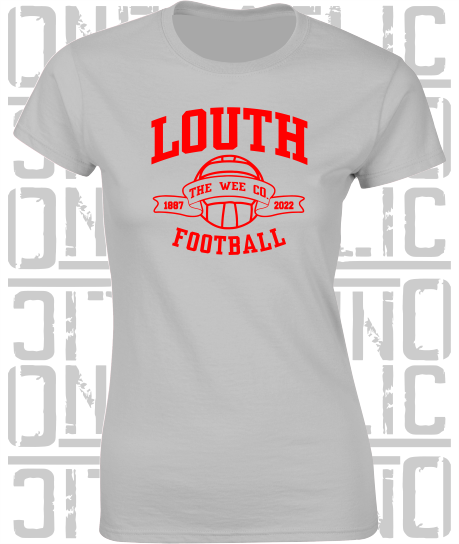 Football - Gaelic - Ladies Skinny-Fit T-Shirt - Louth