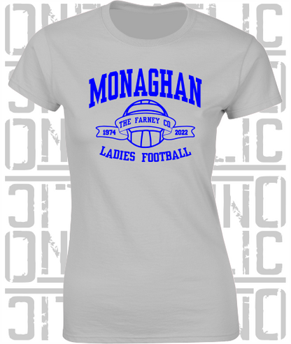 Ladies Football - Gaelic - Ladies Skinny-Fit T-Shirt - Monaghan