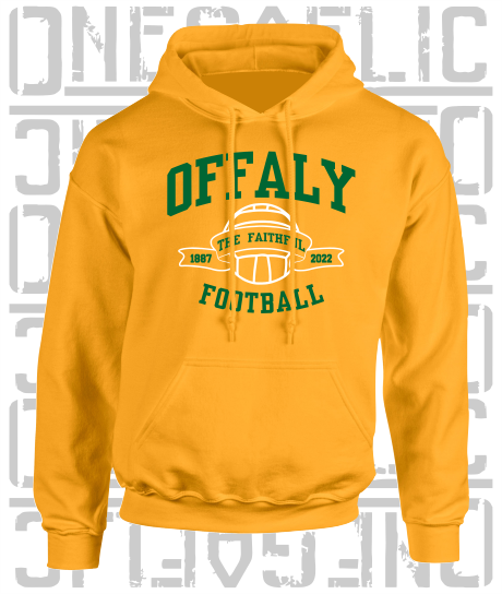 Football - Gaelic - Adult Hoodie - Offaly