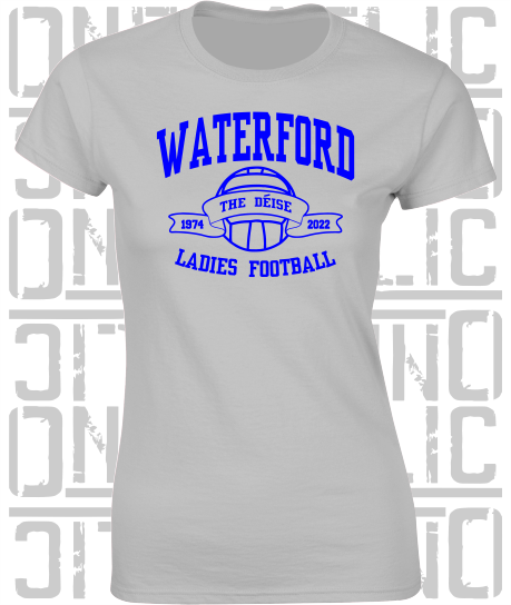 Ladies Football - Gaelic - Ladies Skinny-Fit T-Shirt - Waterford