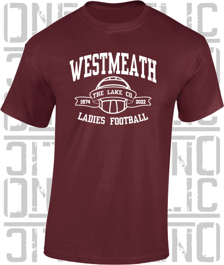 Ladies Football - Gaelic - T-Shirt Adult - Westmeath