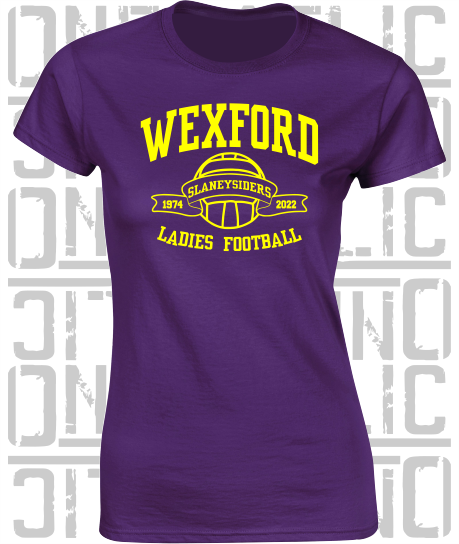 Ladies Football - Gaelic - Ladies Skinny-Fit T-Shirt - Wexford