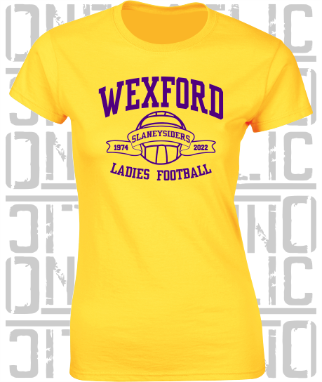 Ladies Football - Gaelic - Ladies Skinny-Fit T-Shirt - Wexford