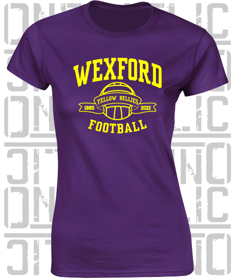 Football - Gaelic - Ladies Skinny-Fit T-Shirt - Wexford
