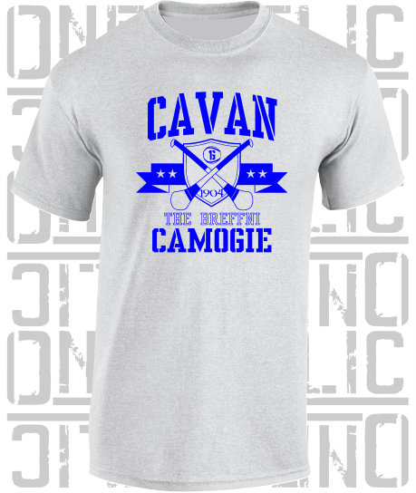 Crossed Hurls Camogie T-Shirt Adult - Cavan