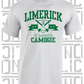 Crossed Hurls Camogie T-Shirt Adult - Limerick