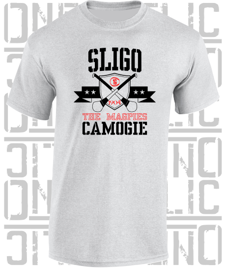 Crossed Hurls Camogie T-Shirt Adult - Sligo
