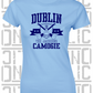 Crossed Hurls Camogie T-Shirt - Ladies Skinny-Fit - Dublin